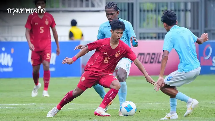 ผลบอล 'ทีมชาติไทย U19' ถล่มยับ 'กัมพูชา' 4-0 ลิ่วชิงแชมป์อาเซียน U19