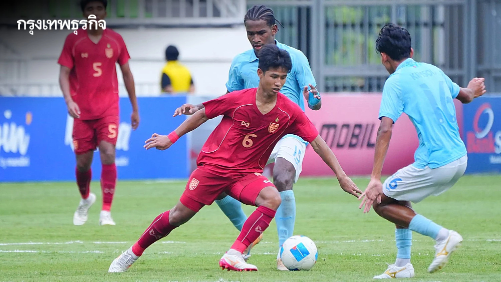 ผลบอล 'ทีมชาติไทย U19' ถล่มยับ 'กัมพูชา' 4-0 ลิ่วชิงแชมป์อาเซียน U19