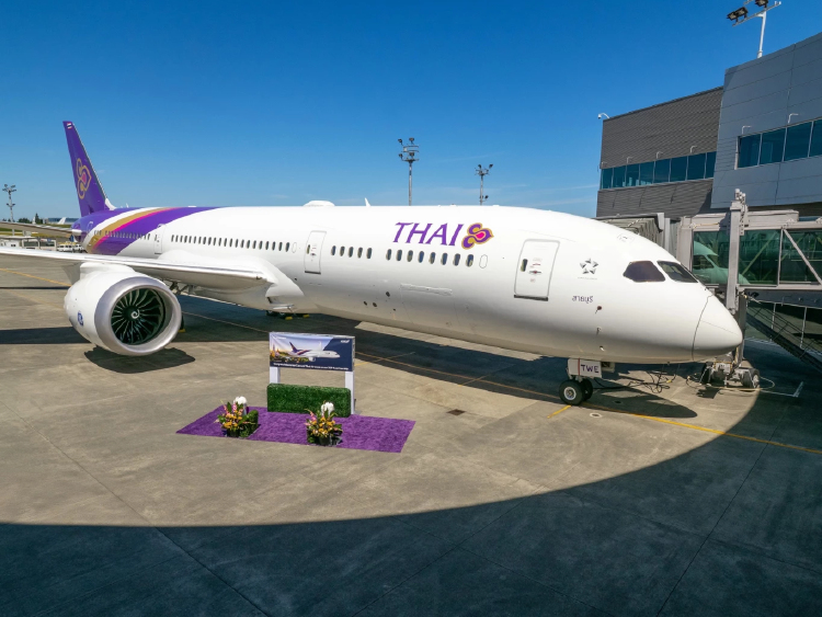 'การบินไทย' รับมอบโบอิ้ง 787-9 เพิ่ม 4 ลำ เสริมทัพฝูงบินในปีนี้