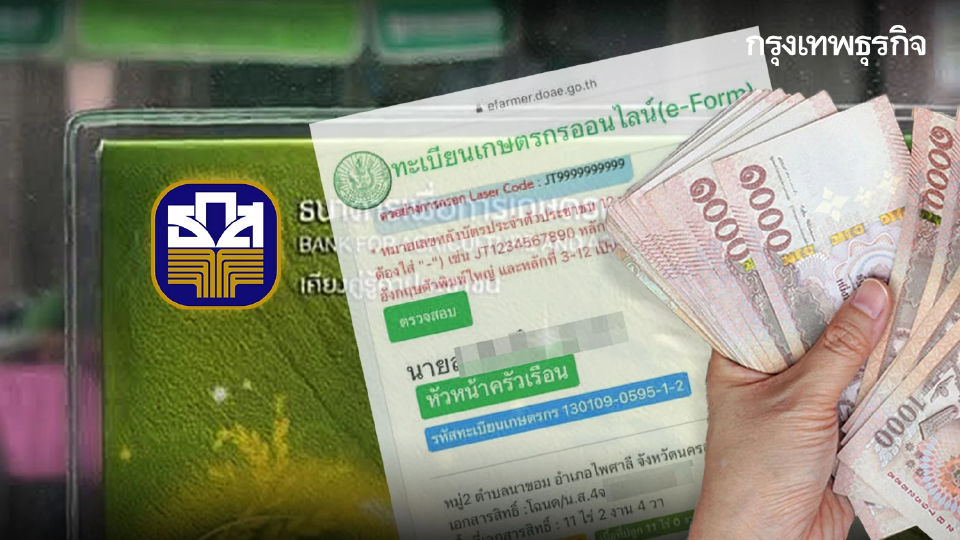 รู้ผลทันที ชาวนา ใครได้เงินไร่ละ 1000 เข้าระบบ efarmer.doae.go.th