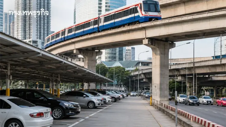 แจกพิกัด 30 จุดจอดแล้วจร แนวรถไฟฟ้า ทางรอดคนกรุงเบื่อรถติด