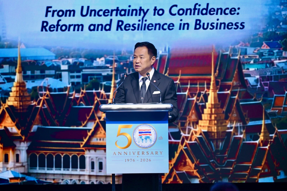 นายกฯพบ 400 นักลงทุน ปาฐกถาเวที JFCCT 2026  เชื่อมไทยสู่เศรษฐกิจโลก สร้างความเชื่อมั่นนักลงทุน