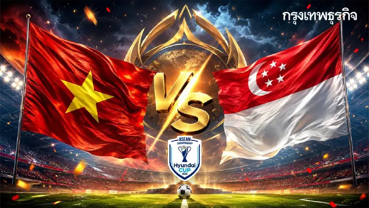 ลิงค์ดูสด เวียดนาม พบ สิงคโปร์ ดูบอลสด ฟุตบอล ชิงแชมป์อาเซียน 2026