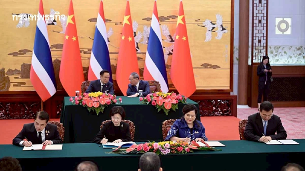 ไทย–จีน ลงนาม 2 MOUคุมเข้มสุขลักษณะสัตว์น้ำและบริหารจัดการน้ำ
