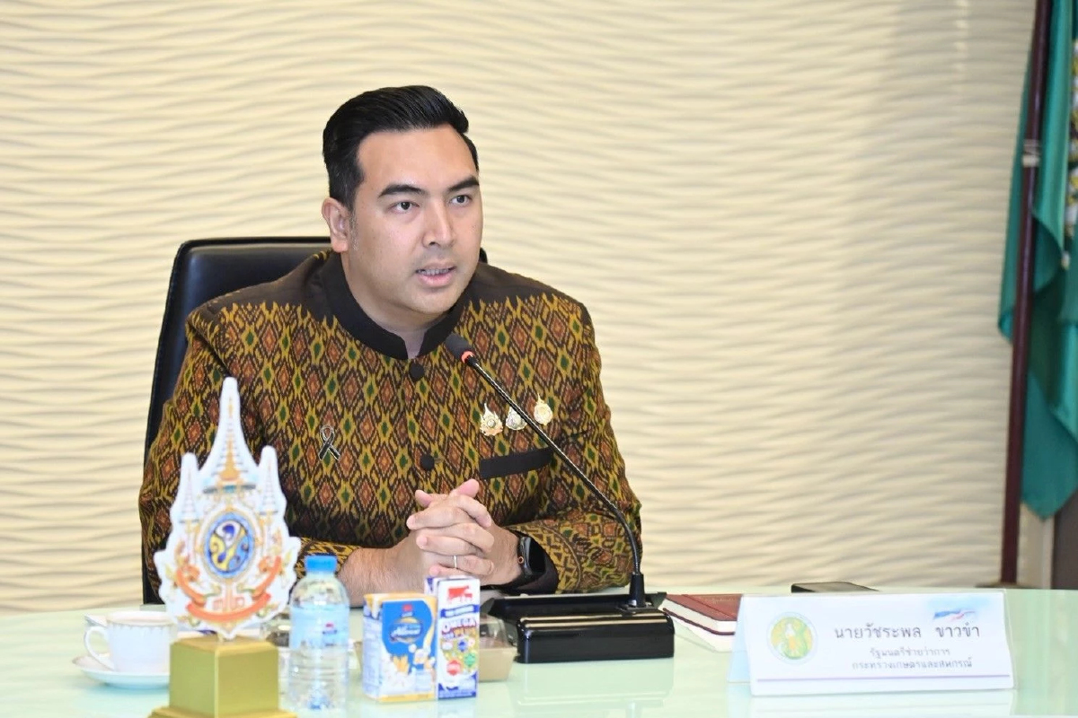 ‘วัชระพล’ สั่งขยายตลาดนม อ.ส.ค.จับมือฑูตเกษตร  เจาะ 6 ชาติ อาเซียน-จีน