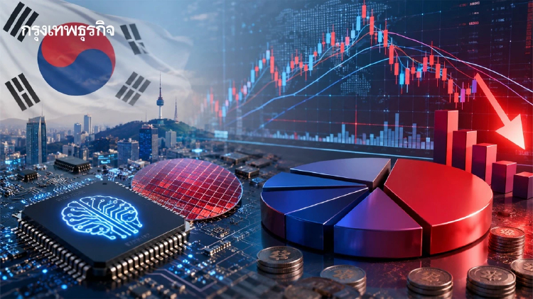 เตือนภัยเกาหลีใต้ ‘หุ้นชิป AI -ETF เลเวอเรจ’  ครองตลาด 70%  เสี่ยงฉุด Kospi ดิ่ง