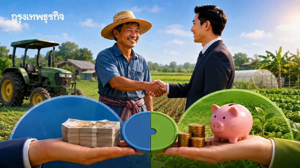 เกษตรกรกู้สูงสุด 1 แสนบาท  รัฐบาลช่วยจ่ายดอกเบี้ยคนละครึ่ง