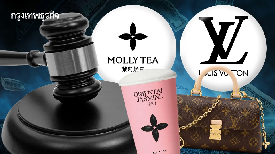 แบรนด์จีน Molly Tea แพ้คดี Louis Vuitton ถูกปรับ 50 ล้านฐาน 'ก๊อบโลโก้'