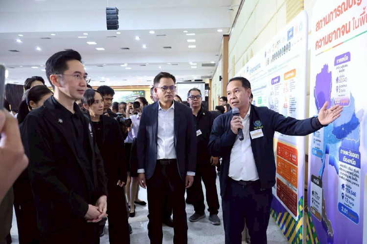 'ยศชนัน' ลงพื้นที่ร้อยเอ็ด-ยโสธร หนุน บพท.บูรณาการต่อยอดขยายผลงานวิจัยแก้ปัญหา 'ความยากจน'