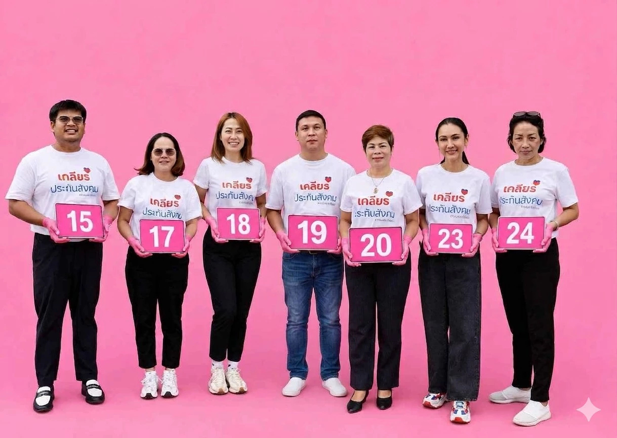 เปิดตัวทีม 'เคลียร์ประกันสังคม' ส่ง 7 ผู้สมัครลงชิง 'บอร์ดประกันสังคม'