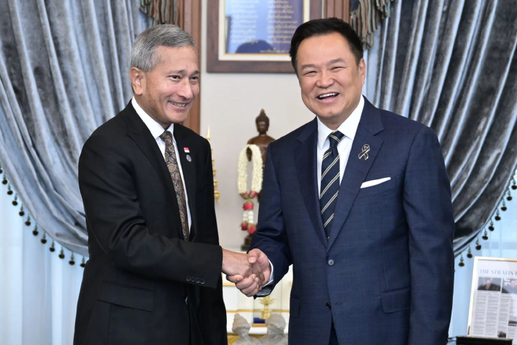 'อนุทิน' หารือ รมว.ต่างประเทศสิงคโปร์ ลุยลงทุน ASEAN Power Grid เสริมมั่นคงพลังงาน หนุนลงทุนไทย