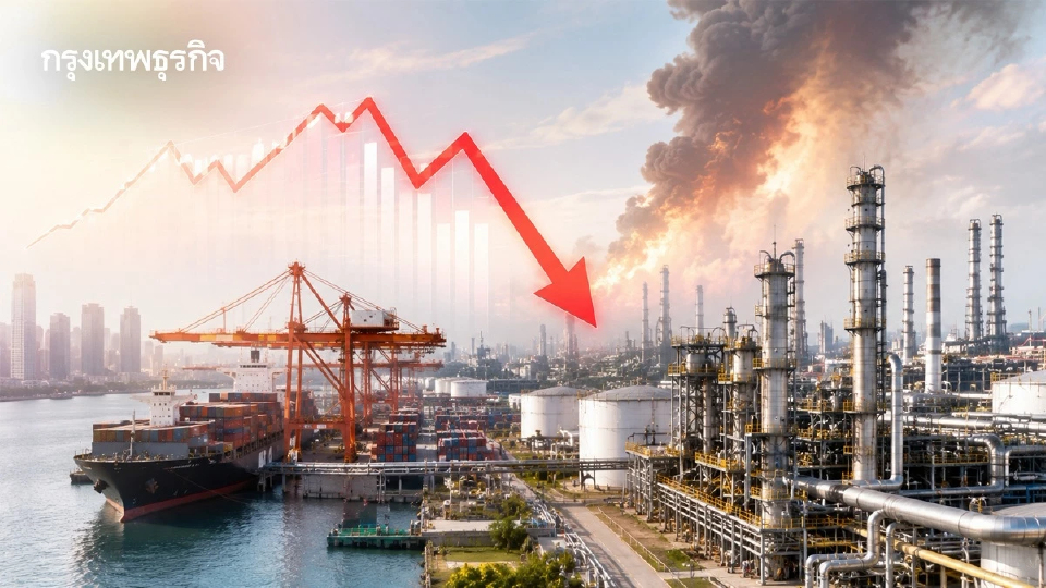 วิกฤติตะวันออกกลาง! ฉุด GDP อุตสาหกรรมเสี่ยงวูบ 4.2 หมื่นล้าน