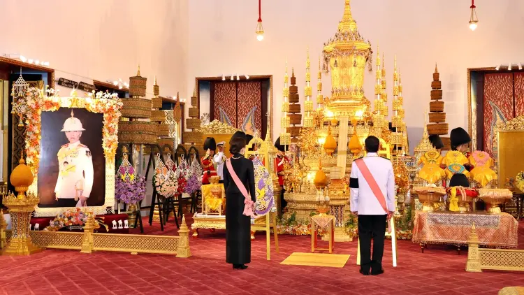 ในหลวง-พระราชินี ทรงบำเพ็ญพระราชกุศลปัญญาสมวาร 50 วัน พระราชทานพระศพ เจ้าฟ้าพัชรกิติยาภาฯ