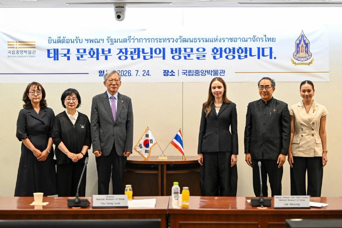 รมว.วัฒนธรรม นำ 200 โบราณวัตถุไทย จัดแสดงงานพิพิธภัณฑสถานแห่งชาติเกาหลีใต้