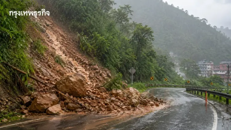 เปิดพิกัดสีส้ม พื้นที่ภาคเหนือ เฝ้าระวังฝนตกหนัก-ดินโคลนถล่ม