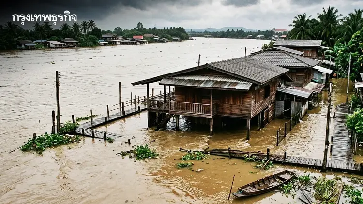เตือนกทม. น้ำทะเลหนุนสูงตลอดทั้งสัปดาห์ น้ำท่วมพื้นที่ลุ่มเจ้าพระยา