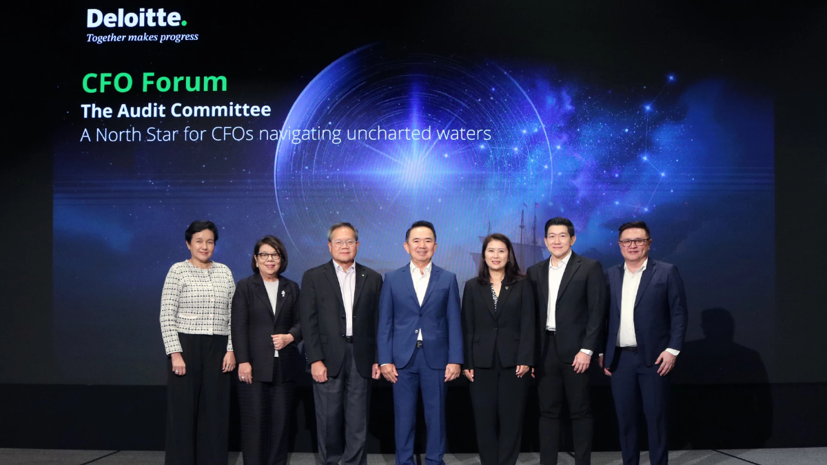 ดีลอยท์ ชี้ CFO ไทยและคณะกรรมการตรวจสอบต้องทำงานร่วมกัน เพื่อเสริมความแกร่งขององค์กร