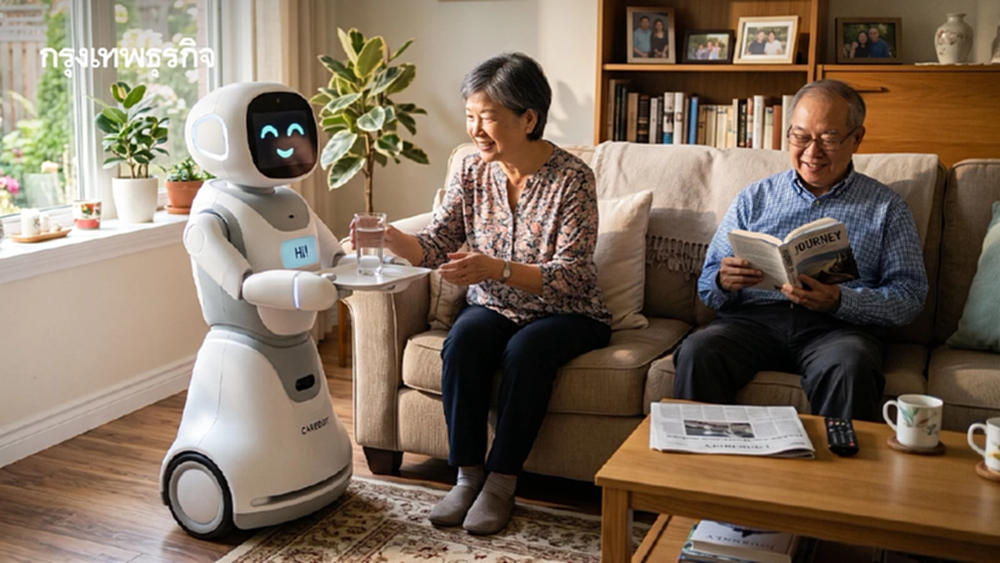 'Age Tech' หุ่นยนต์ AI เทคโนโลยีดูแลผู้สูงอายุ แทนลูกหลาน