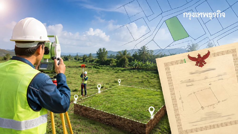 กรมที่ดิน แนะใช้ SmartLands จองคิวรังวัด สอบเขต รวมโฉนด ไม่ต้องไปที่สำนักงาน