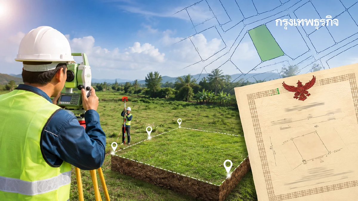 กรมที่ดิน แนะใช้ SmartLands จองคิวรังวัด สอบเขต รวมโฉนด ไม่ต้องไปที่สำนักงาน