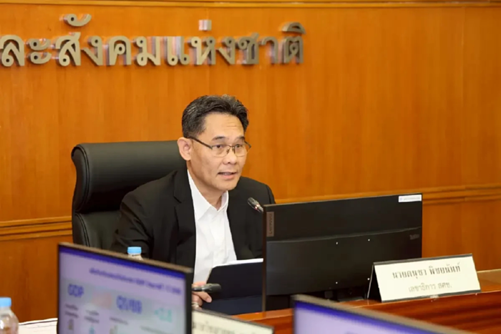 'สภาพัฒน์' แถลงจีดีพีไตรมาส 2 ปี 69 ขยายตัว 1.9% คาดทั้งปีโต 2.2% จับตาตัวเลขขาดดุลบัญชีเดินสะพัด