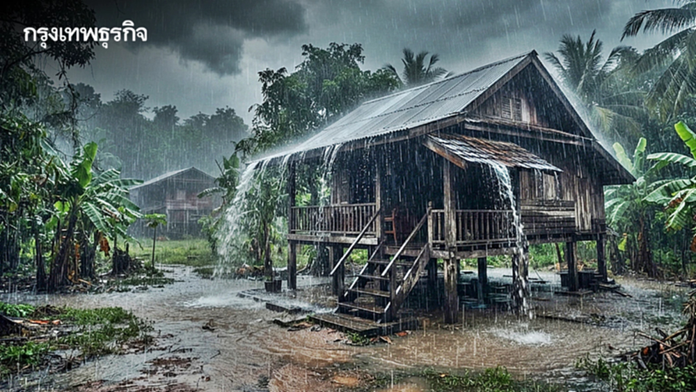 มรสุมแรง อุตุฯ เตือนทั่วไทย ฝนตกหนัก เปิดพิกัดเสี่ยง 13 จว. ระวังน้ำท่วม กทม. มีฝน 60%