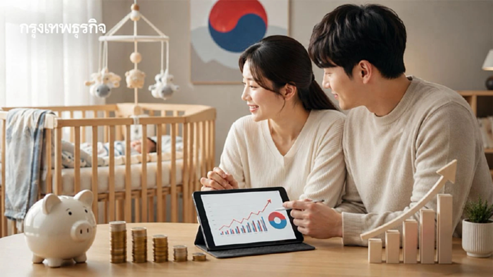 จาก 'เปล' สู่ 'พอร์ตหุ้น' ในเกาหลีใต้ พ่อแม่แห่เปิดบัญชีให้ลูกแรกเกิด