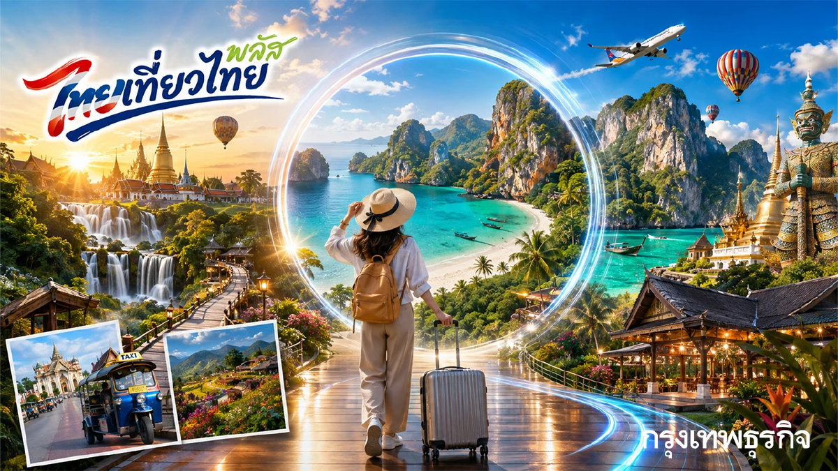 รัฐแจกเงินเที่ยวฟรี 3000 ลงทะเบียนไทยเที่ยวไทยพลัส มาก่อนได้ก่อน