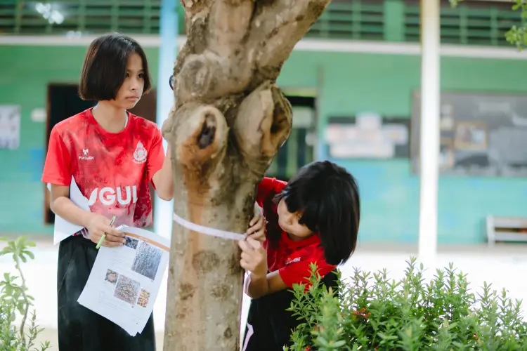 “นักสืบสายลม - สายน้ำ” แกะรอยระบบนิเวศนอกห้องเรียน  ปลูกฝังคนเจนใหม่ใส่ใจสิ่งแวดล้อมรอบชุมชน