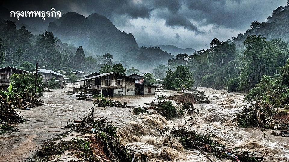 ปภ. เตือนด่วน 4 ตำบล อ.หล่มเก่า จ.เพชรบูรณ์ ระวังน้ำท่วมฉับพลัน น้ำป่าหลาก ดินถล่ม