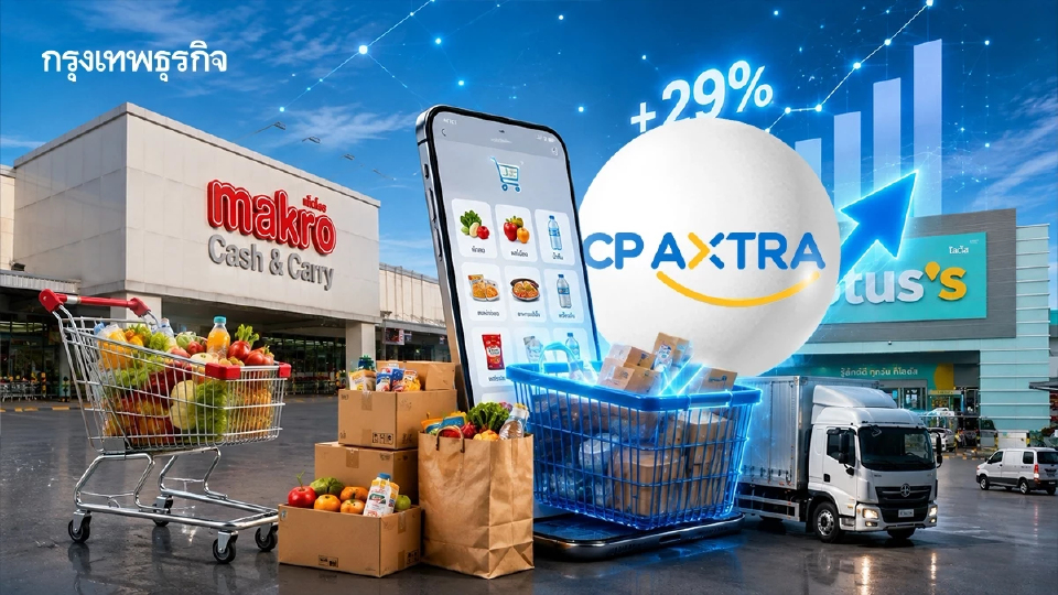 CPAXTเผยครึ่งแรกปี 69 รายได้แตะ 2.68 แสนล้าน ‘ยอดขายออนไลน์’ โต 29%