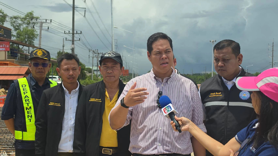 “สรรเพชญ” สั่งเร่งคืนผิวจราจร"บางกล่ำ"ตามกำหนดลดอุบัติเหตุซ้ำ