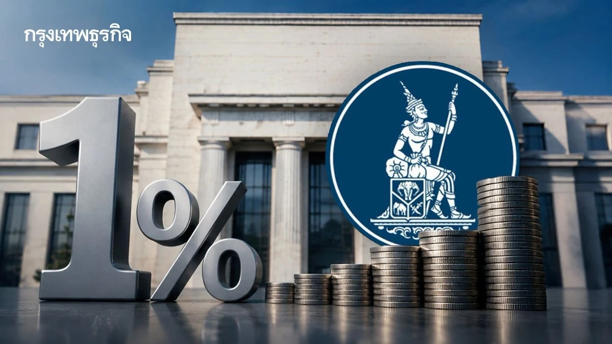 กนง.มีมติเอกฉันท์ ‘คงดอกเบี้ยนโยบาย’ ที่ 1% หลัง ศก.โตต่ำ-ไม่ทั่วถึง