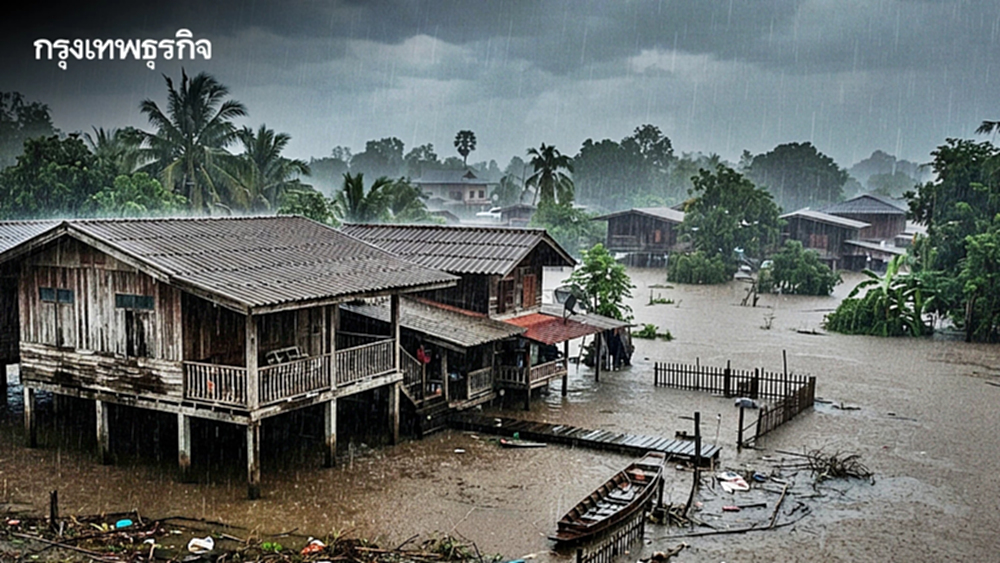 มรสุมถล่ม อุตุฯ ชี้ไทยตอนบน ฝนตกหนัก 32 จว. เสี่ยงน้ำท่วมฉับพลัน กทม. ฝนวันนี้ 70%