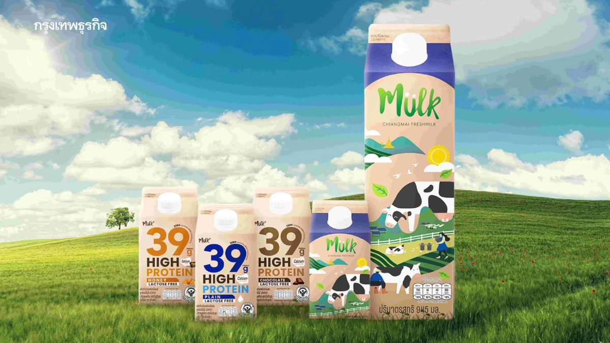 Mulk - Mulk+ ใส่ใจสิ่งแวดล้อม ชูบรรจุภัณฑ์ Tetra Rex® Plant-based จากวัสดุหมุนเวียนจากพืช