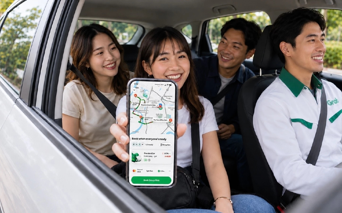 แกร็บเปิดตัว 'Group Ride-Grab EV' แชร์ทริป เลือก EV รับเทรนด์รักษ์โลก