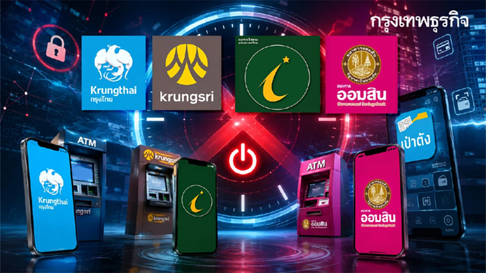4 ธนาคารใหญ่ ประกาศ ปิดระบบแอปธนาคาร ATM เป๋าตัง เข้าไม่ได้ 10 ชั่วโมง