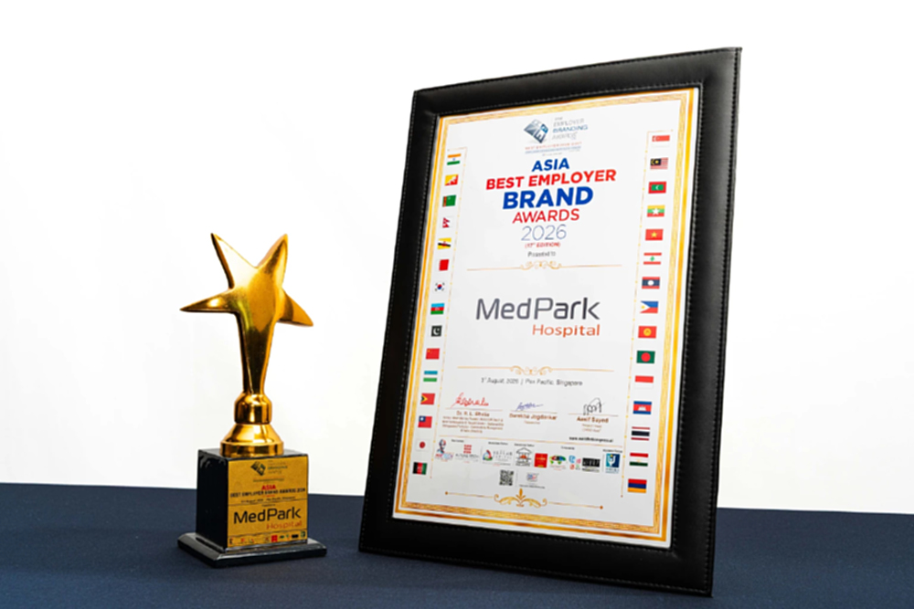 รพ.เมดพาร์ค คว้ารางวัล Asia Best Employer Brand Awards 2026 ตอกย้ำองค์กรที่ให้คุณค่ากับบุคลากร