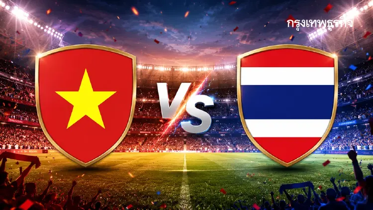 LIVE 🔴 ถ่ายทอดสด ‘เวียดนาม พบ ไทย’ ดูบอลสด ชิงแชมป์อาเซียน 2026 ตัดสินแชมป์