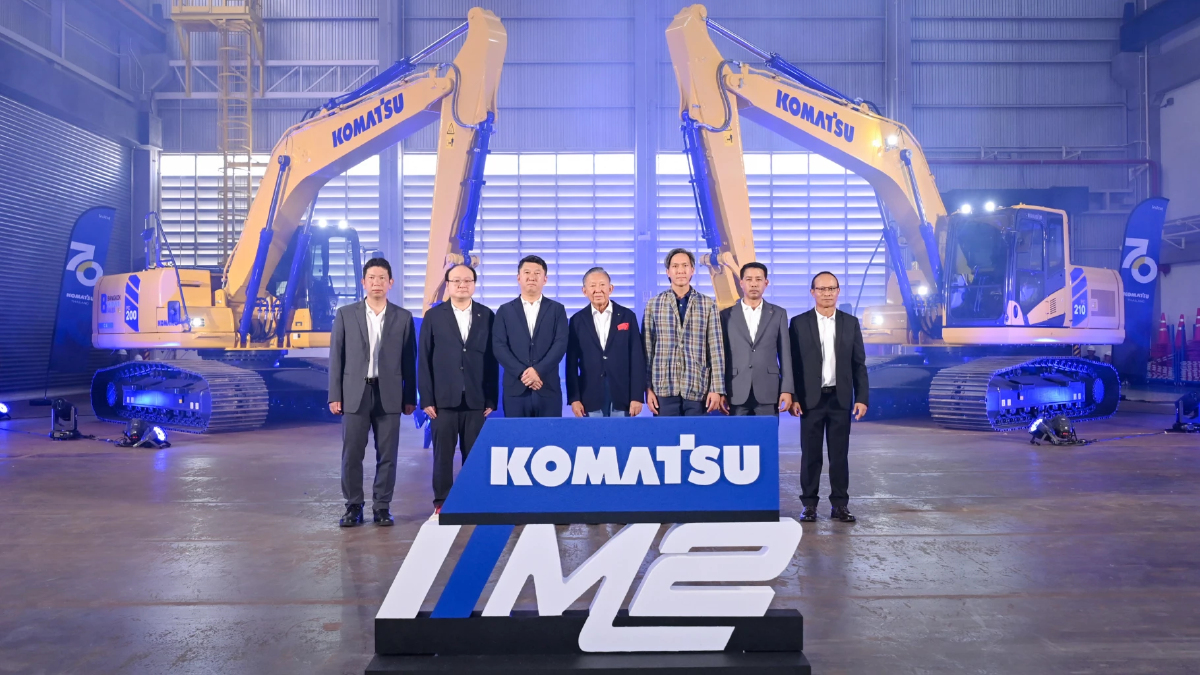 บางกอกโคมัตสุเซลส์ เปิดตัวรถขุดไฮดรอลิคขนาด 20 ตันรุ่นใหม่
