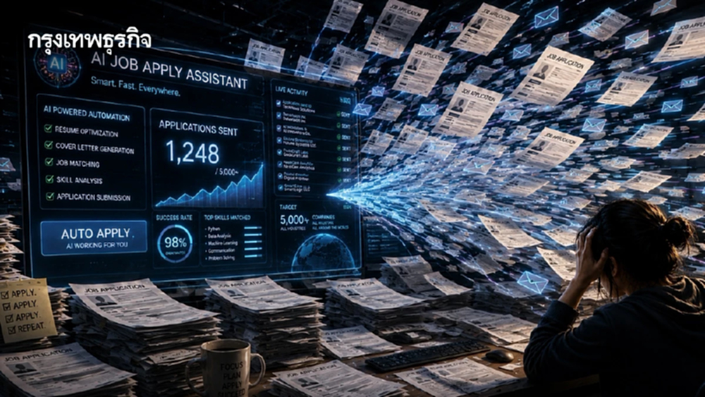 วงจรอุบาทว์โลกงาน! คนหางานใช้ AI ยิงใบสมัครได้ทีละพันตำแหน่ง