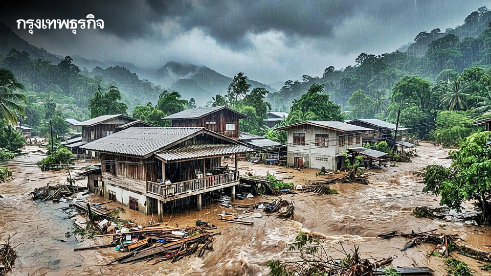 ฝนถล่มไทยตอนบน! อุตุฯ เตือน ฉ.9 ฝนตกหนัก เหนือ-อีสาน เสี่ยงน้ำท่วม น้ำป่าหลาก