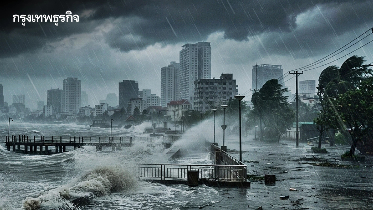อุตุฯ เตือน ฉ.10 ฝนตกหนัก คลื่นสูง 40 จว. - กทม. ระวังน้ำท่วมฉับพลัน 8-9 ส.ค.นี้