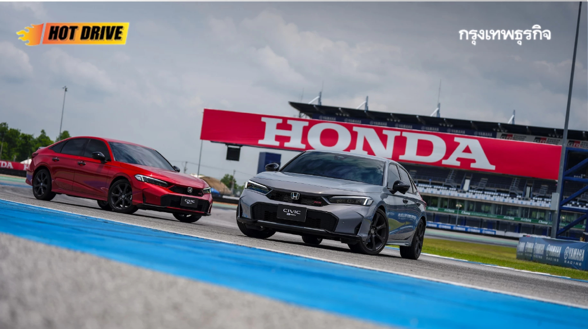 ฮอนด้า Civic e:HEV เติม S+ Shift เสริมอารมณ์สปอร์ต ลุย ช้าง เซอร์กิต