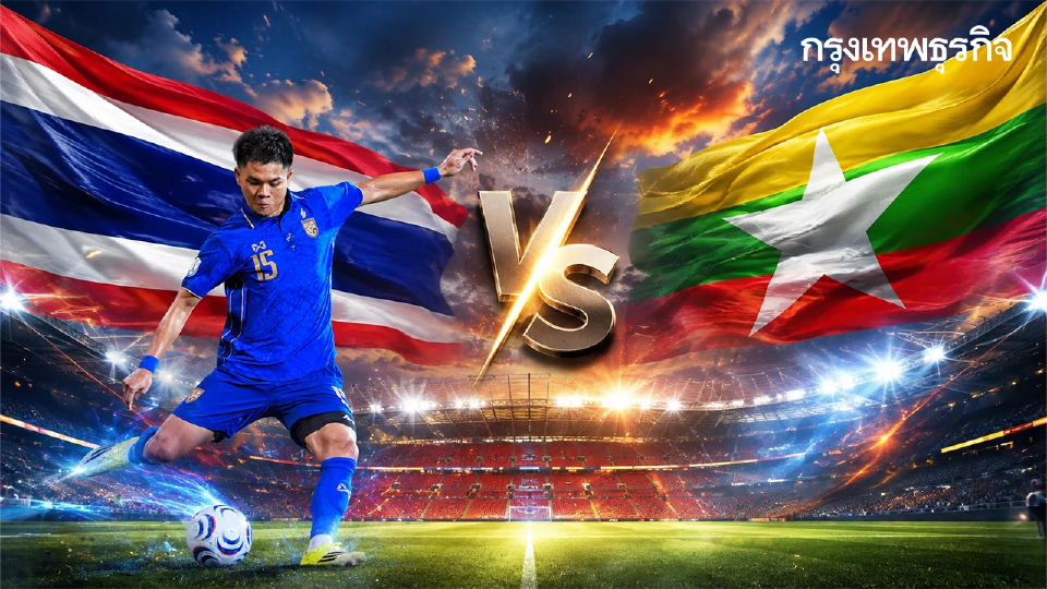 ดูบอลสด ถ่ายทอดสดฟุตบอล ทีมชาติไทย พบ เมียนมา ชิงแชมป์อาเซียน 2026