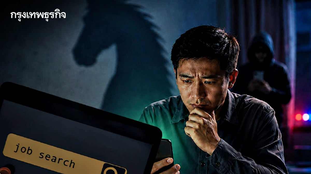 เตือนภัย หางานออนไลน์ ระวังตกเป็น 'บัญชีม้า' เสี่ยงคุกหนักสุด 10 ปี