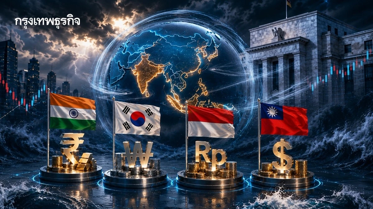 กางโมเดล 4 ชาติเอเชีย ปรับแผนอุ้ม ‘ค่าเงินอ่อน’ แบบไม่แตะ ‘คลังสำรอง’