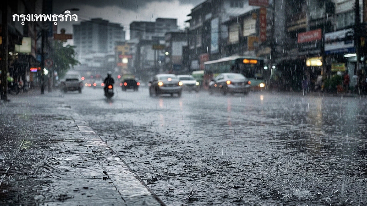 เตือนน้ำหลาก–น้ำท่วมฉับพลัน 27 จังหวัด ฝนตกหนัก ช่วง 4 วันนี้