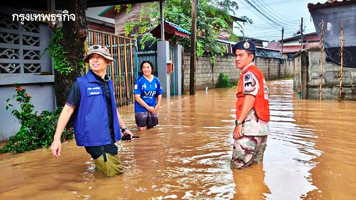 สุโขทัยเฝ้าระวังใกล้ชิด ฝนตกหนัก-น้ำท่วม กระทบ 3 อำเภอ เดือดร้อน 1,732 หลังคาเรือน