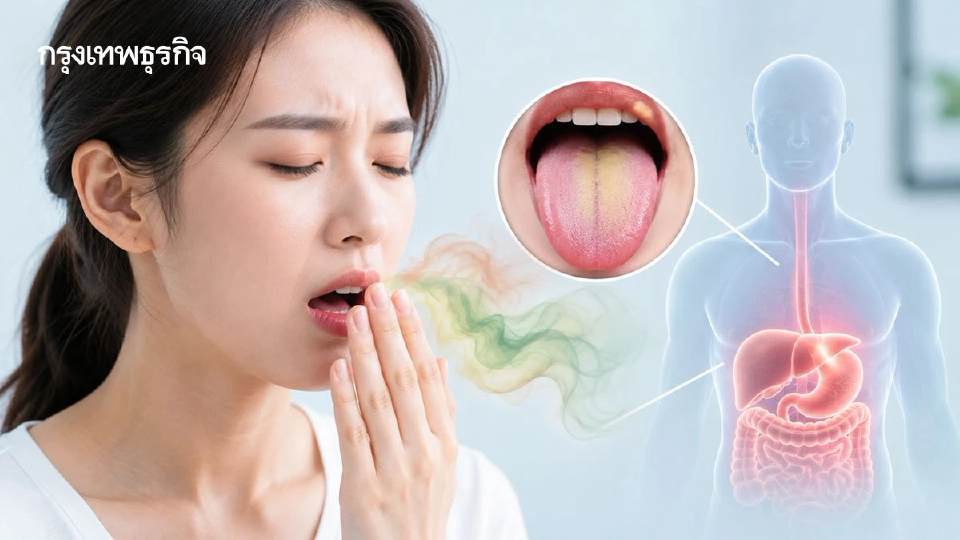 ปากมี 'กลิ่นขม'ร่างกายส่งซิกโรคร้าย แก้ง่ายๆ ที่ทำได้ทุกวัน